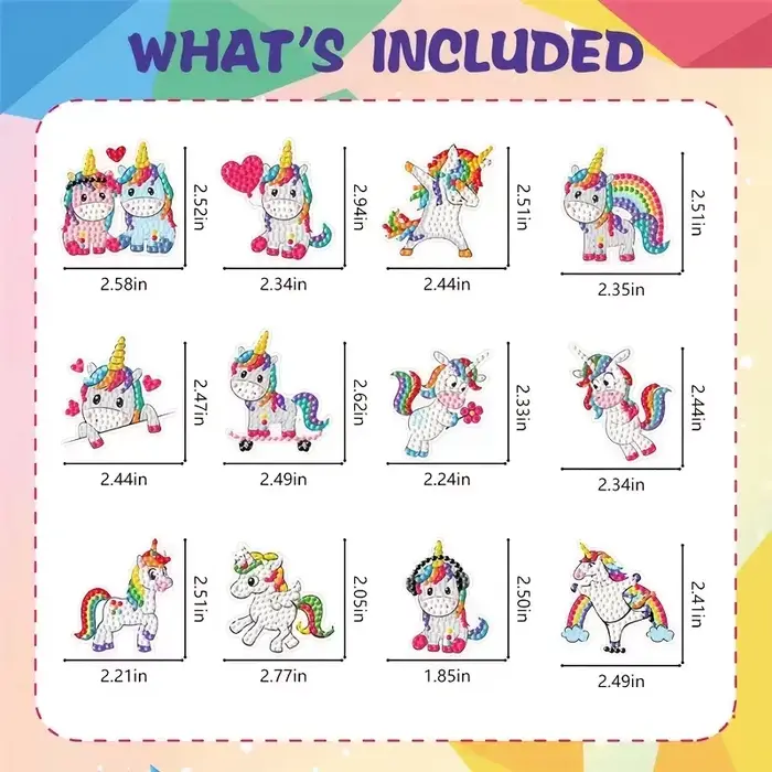 Autocollant de peinture diamant 5D pour enfants, artisanat d'art fait à la main, thème Animal de dessin animé mignon, cadeau pour enfants de 6 à 12 ans