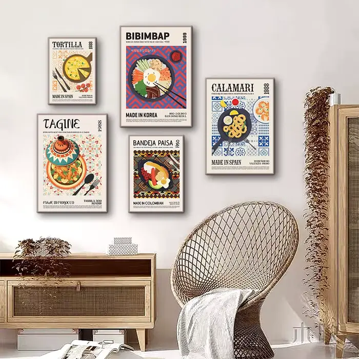 Peinture sur toile de cuisine délicieuse