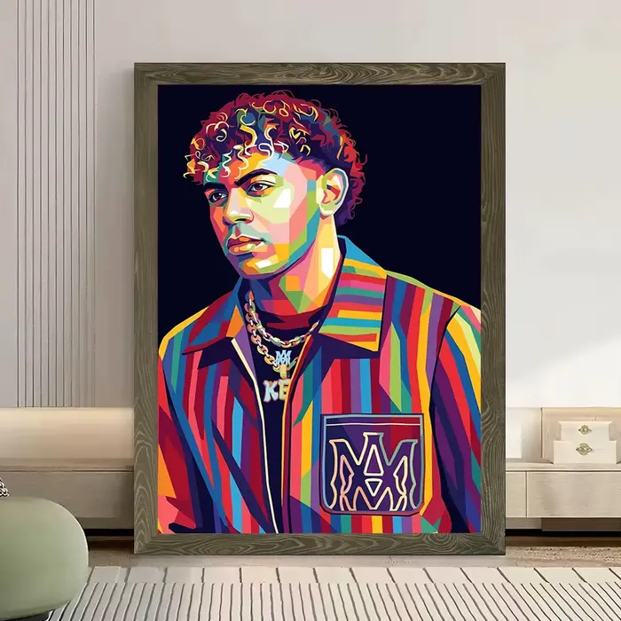 Lamine Yamal Pop Art Portrait Imprimé sur Toile