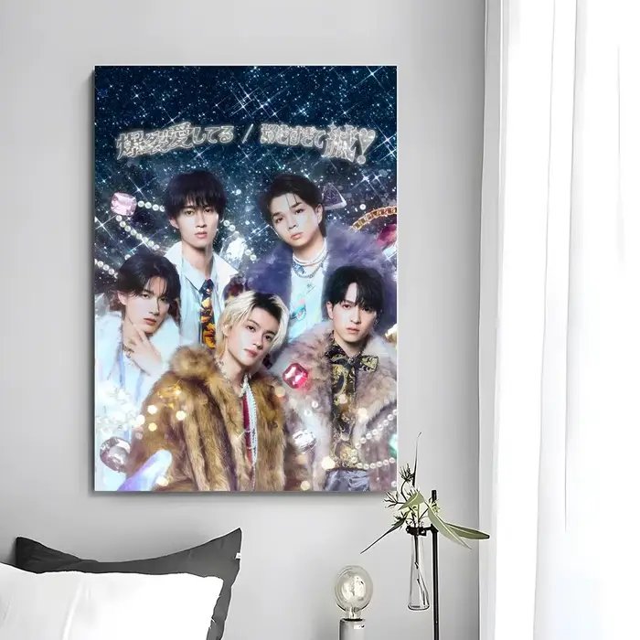 Affiche murale Kpop M-M LK, impression artistique populaire, convient pour le salon, la chambre à co