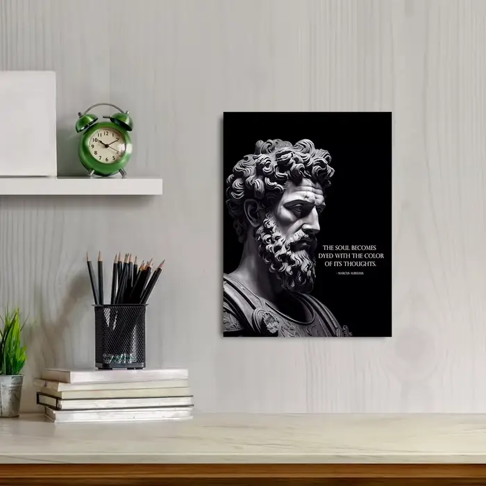 Affiche de Marcus Aurelius-Marcus Aurelius citations toile Art mural