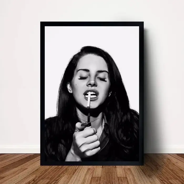 Lana Del Rey – peintures sur toile de chanteur de musique