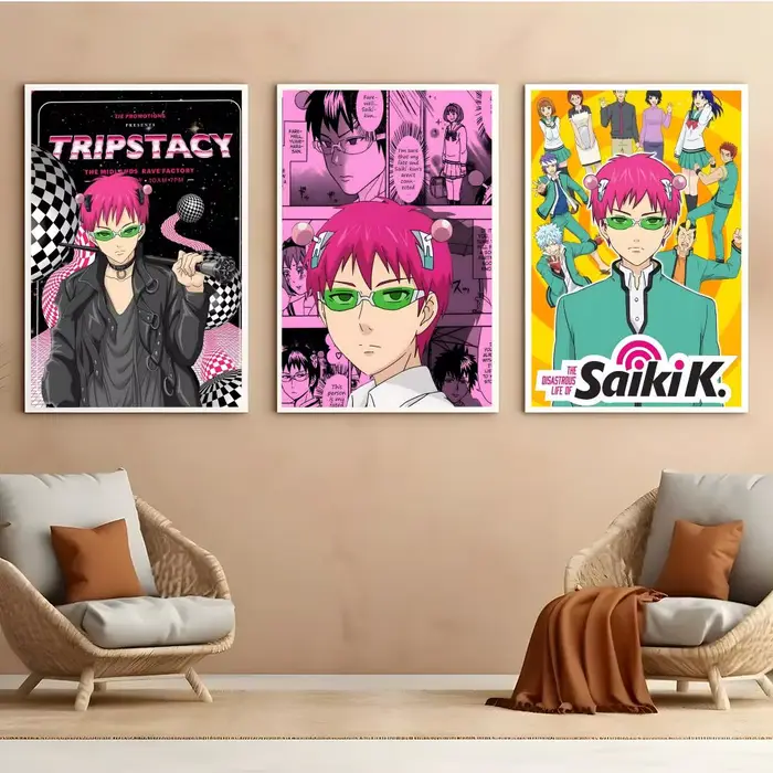 Saiki K – affiche d'anime japonais