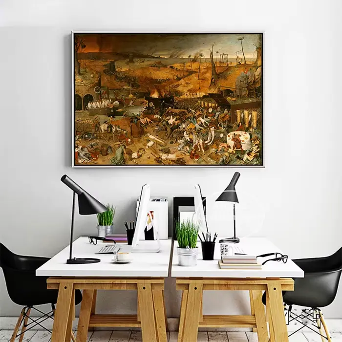 Pieter Bruegel-Peinture sur Toile Imprimée