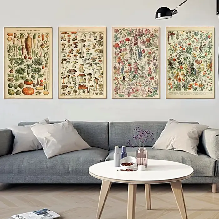 Affiches et imprimés Vintage d'encyclopédie Adolphe Millot