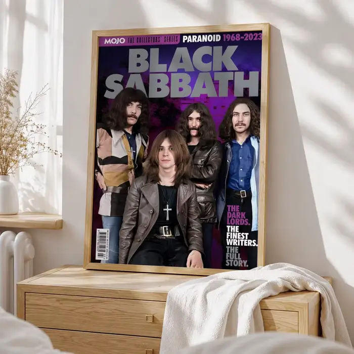 Affiche HD de la groupe B-Black S-Sabbath, autocollante, imperméable, pour la maison, le salon, la c