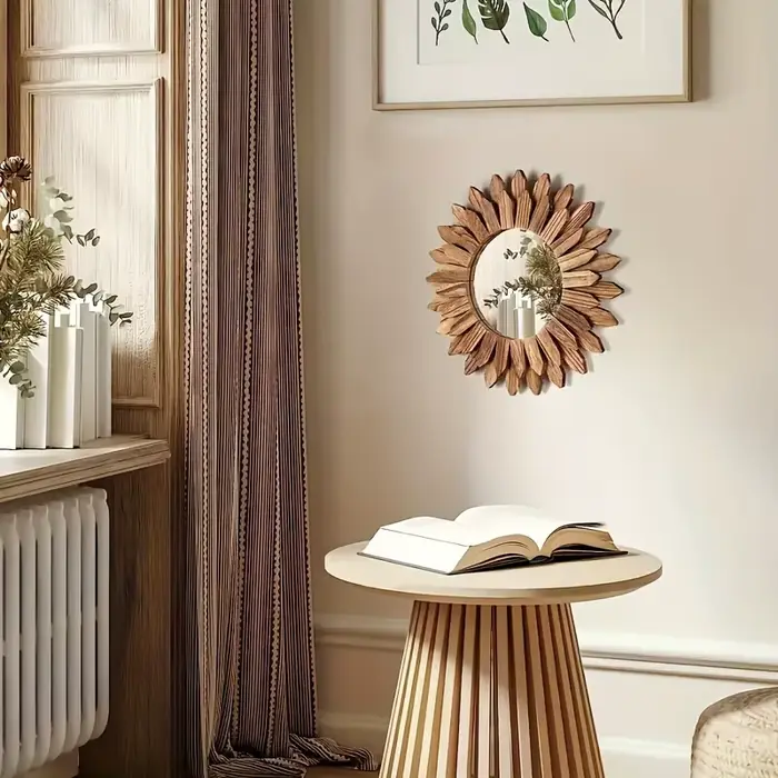 Miroir décoratif tournesol