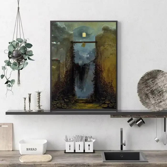 Pologne artiste Zdzislaw Beksinskis œuvres d'art affiche esthétique sombre surréalisme toile peinture mur Art pour salon décor à la maison