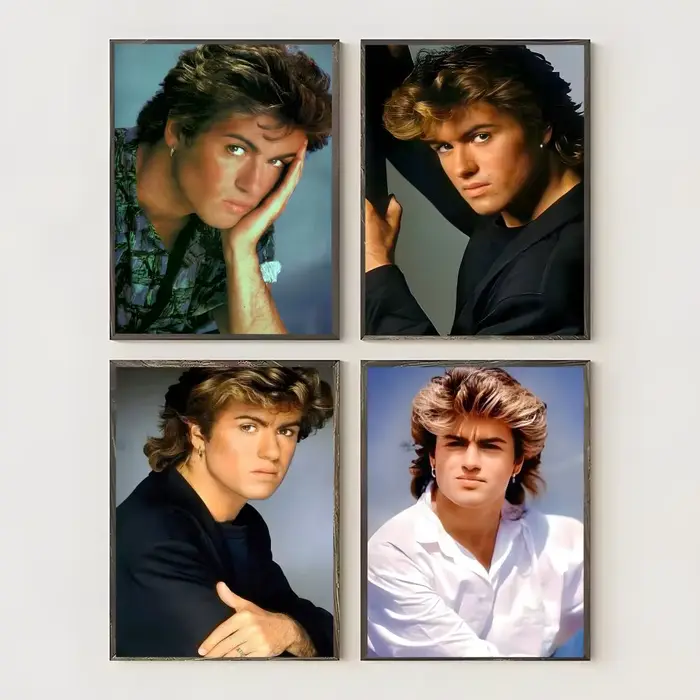 Peinture calligraphique Singer G-George Michael