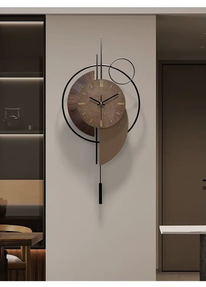 Horloge murale haut de gamme 2025 nouveau modèle avec lumières