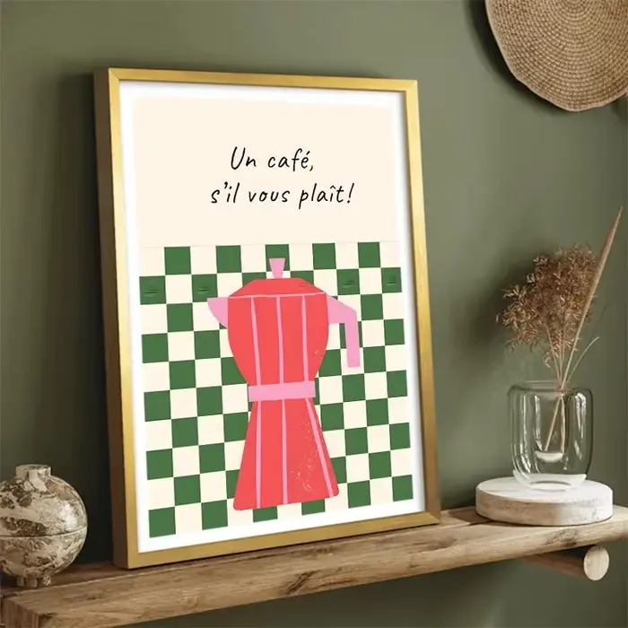 Affiche de Club de café de Style bohème sans cadre