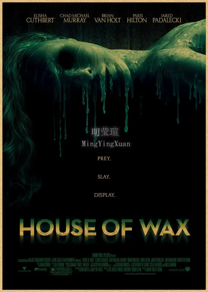 Affiche de film d'horreur classique