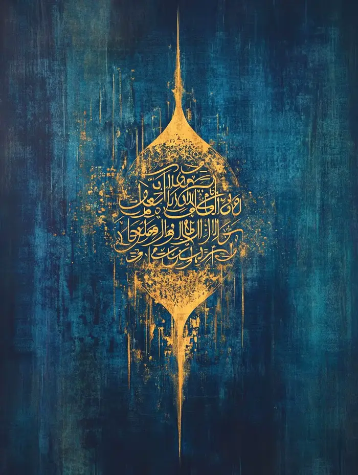 Calligraphie islamique Art Mural toile musulmane peinture moderne Allah calligraphie arabe affiche i