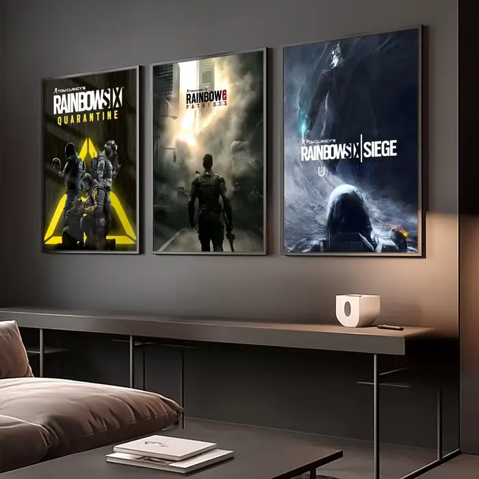 Autocollant d'affiche de jeu Tom C-Clancys R-Rainbow Six Siege