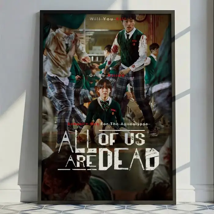 Affiche autocollante coréenne « All Of Us Are D-Dead », autocollant parfait pour le bureau, le ciném