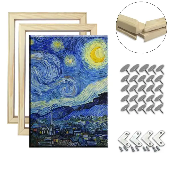 Cadre de barres en bois 30x40 40x50 pour peintures sur toile