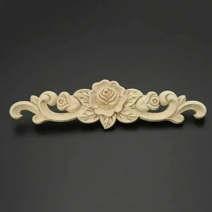 Applique de meubles en bois sculpté