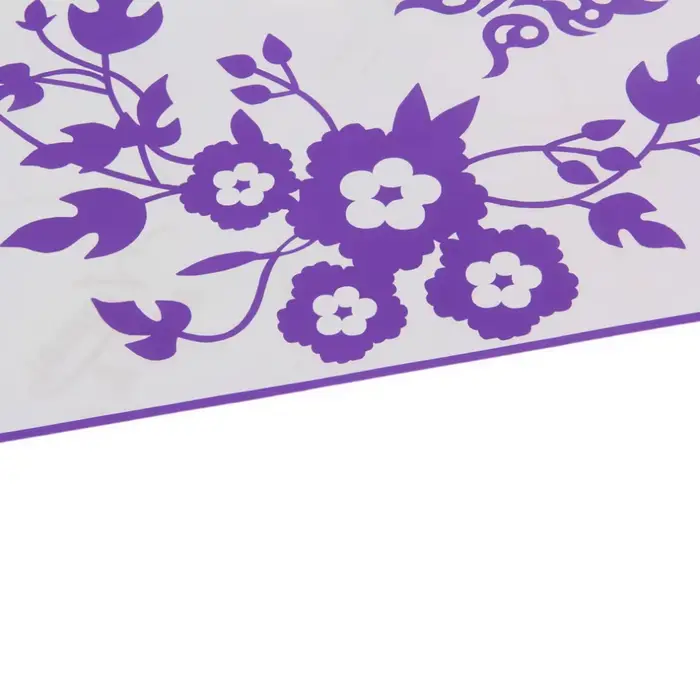 Autocollants muraux papillon et fleur pour salle de bain