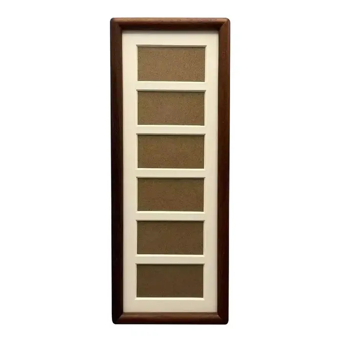 Cadre photo rectangulaire creux en bois pour peinture à l'huile, cadre de table à pendule, cadre DIY