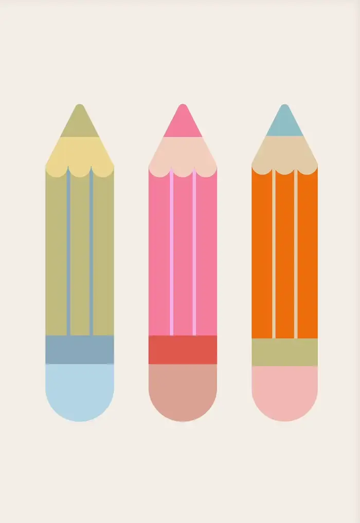Affiches colorées de lecture pour enfants, imprimés modernes pour salle de classe d'enfant en bas âg