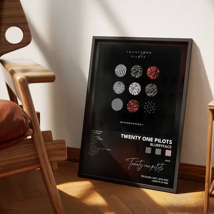 T-Twenty One P-Pilots affiche Album de musique toile impression mur Art chambre décor mur Art impres
