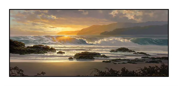 Peinture murale imprimée sur toile, ciel, mer, lever du soleil, décoration de maison, images d'art p