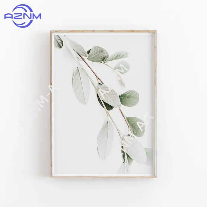 1PC/6PCS Affiche Botanique Nordique Minimaliste sur Toile
