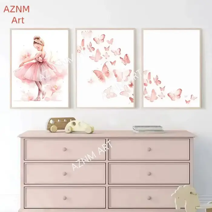 Affiche décorative en toile pour chambre d'enfant