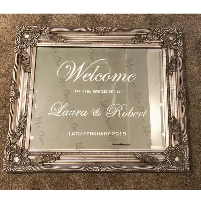 Autocollant personnalisé de mariage