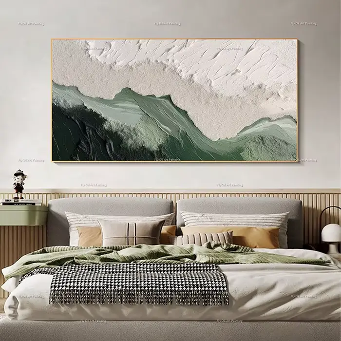Grande peinture à l'huile spéciale peinte à la main