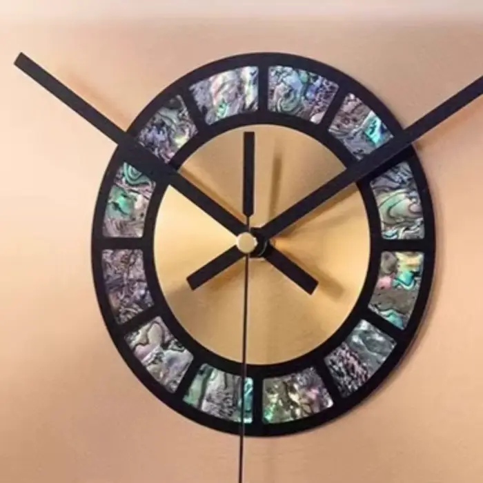 Design horloges murales de luxe aiguille moderne intérieur minimaliste horloge silencieux élégant Reloj numérique Pared meubles décoration