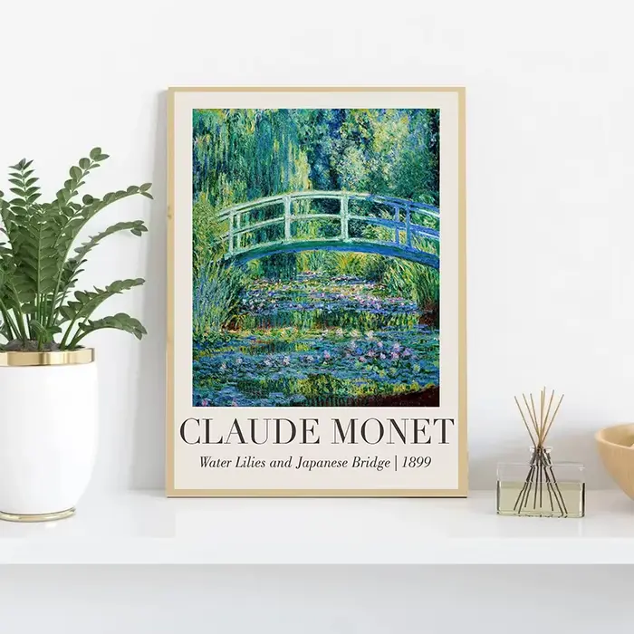 Affiche d'artiste impressionniste de Claude Monet
