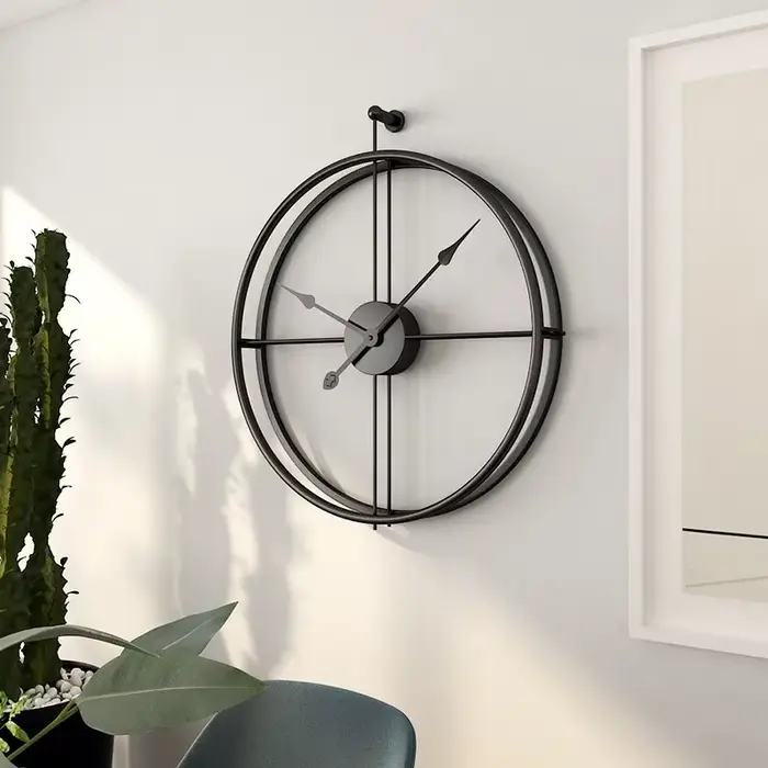 50/60cm horloge murale Design moderne grandes horloges muettes mur décor à la maison montres numériques circulaires