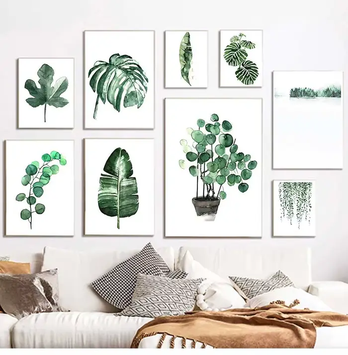 Toile d'art mural avec image
