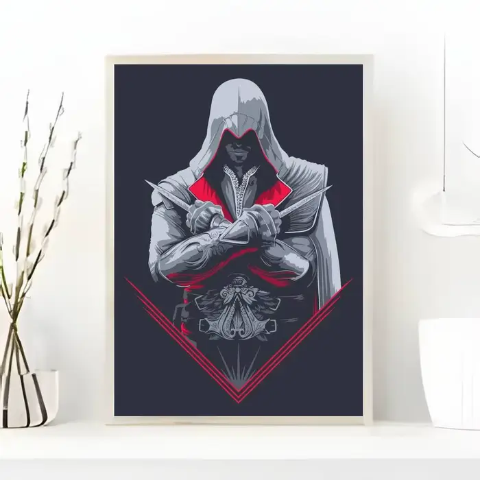 Affiche d'art de jeu AssassinES S Creed avec imprimés, décoration de maison, chambre à coucher, salo