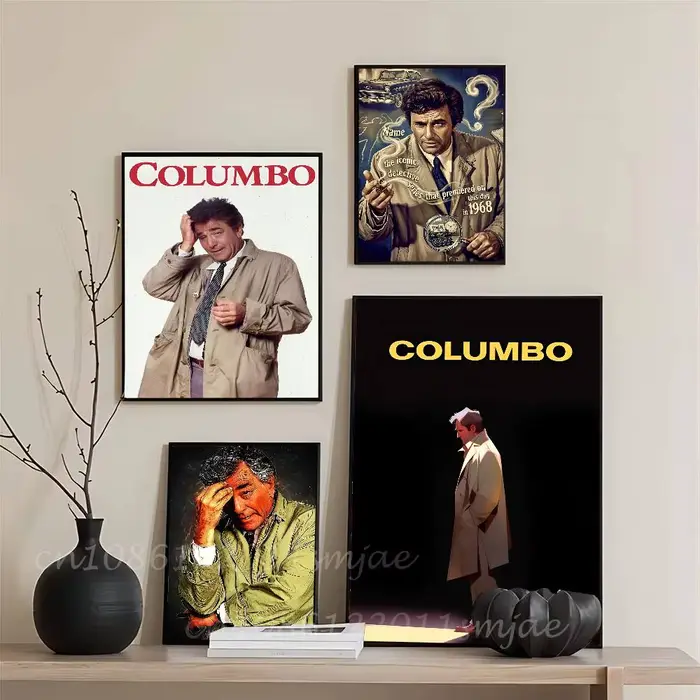 Affiche autocollante de films classiques C-Columbo