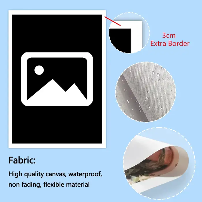1 toile personnalisée grande taille