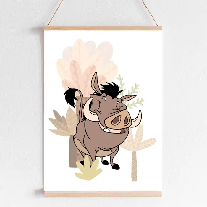 Affiches imprimées d'art Simba et ses amis