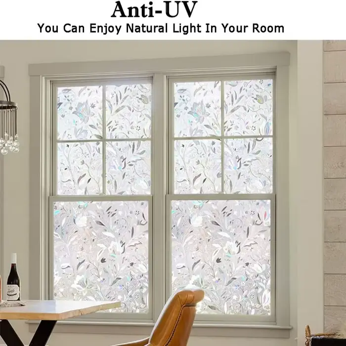 Film de confidentialité décoratif pour vitrail