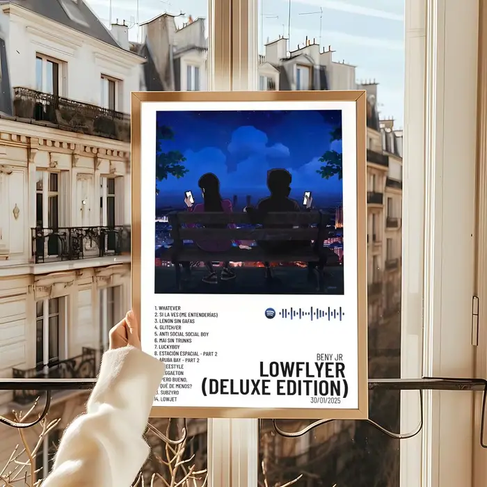 Pop rappeur B_BENY J_JR Album HD lin toile affiche mur Art imprime pour salon chambre bureau décoration de la maison cadeau