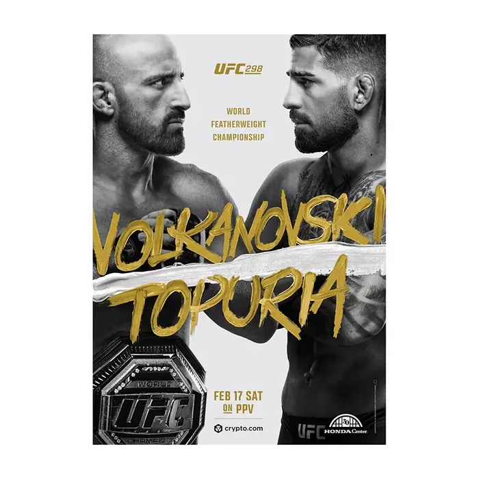 Affiche de combat de championnat, impression sur toile classique de boxe et de combat, tableau mural