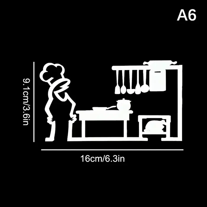 La Linea – autocollants d'art au trait minimaliste, autocollant de porte pour chambre à coucher, cui