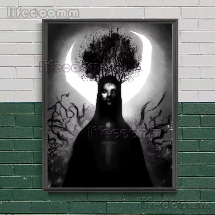 Toile d'art mural sans cadre