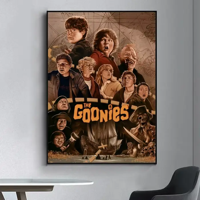 Affiche classique des Goonies Moonies Markets