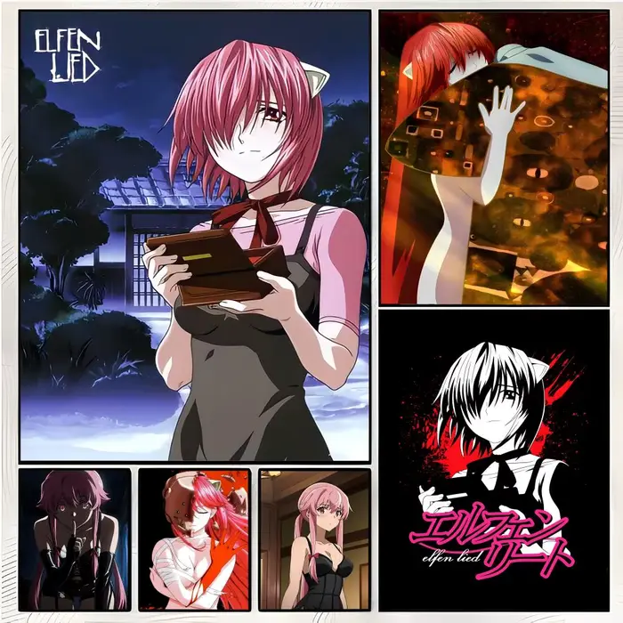 Affiche animée de Dark E-Elfen Lied