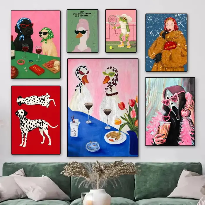Affiche d'art Animal, peintures décoratives