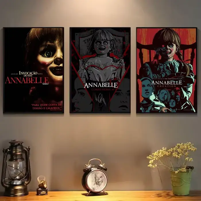 Annabelle – affiche de film d'horreur, peinture sur toile imprimée d'esthétique minimaliste pour salon, décoration de maison moderne