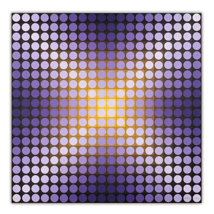 Victor Vasarely optique visuel Art toile peinture à l'huile esthétique photo œuvre