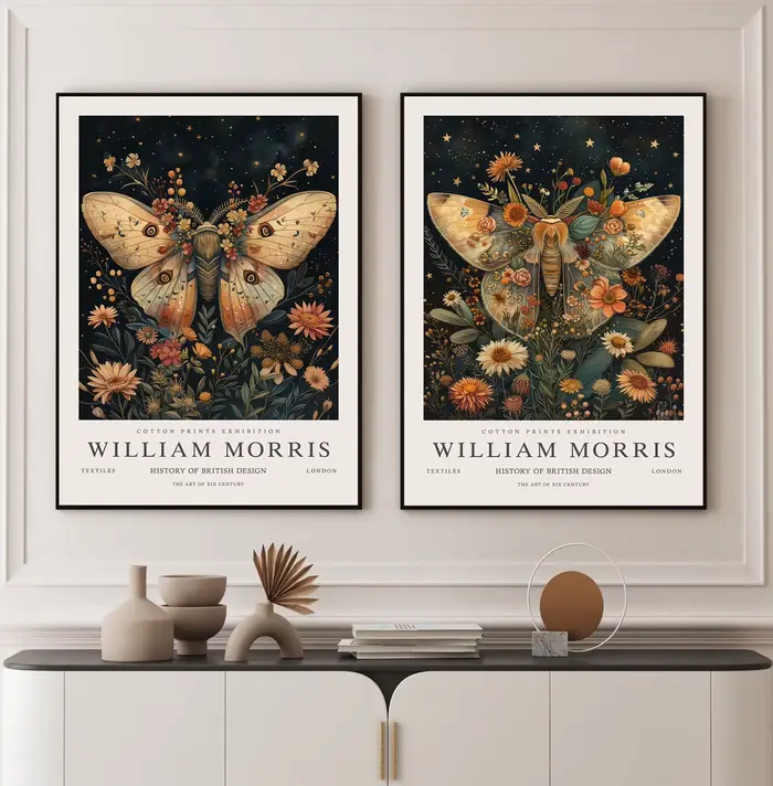 Affiche d'art abstrait William Morris