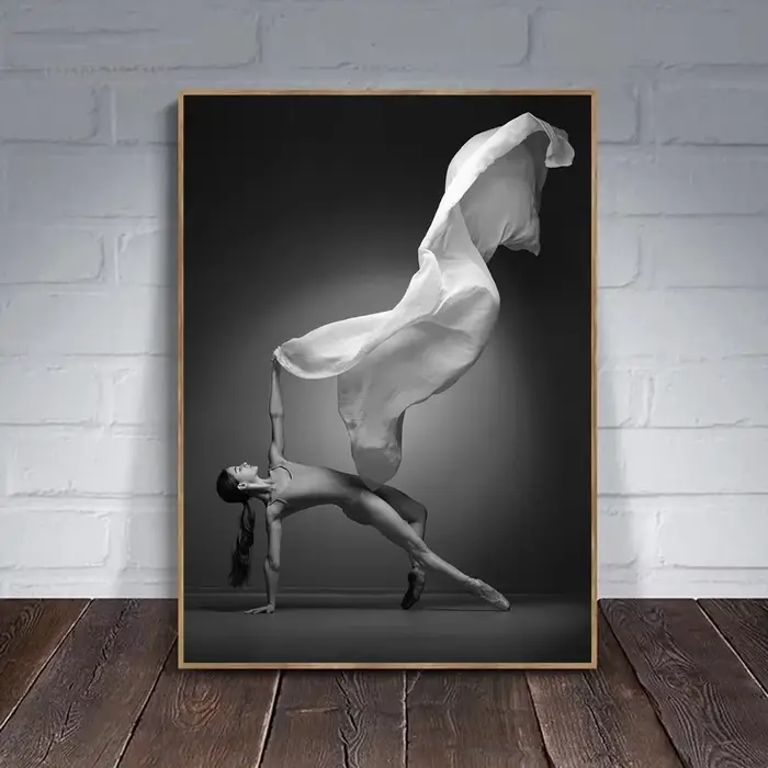 Affiche de séparés euse de phtalange de ballerine moderne